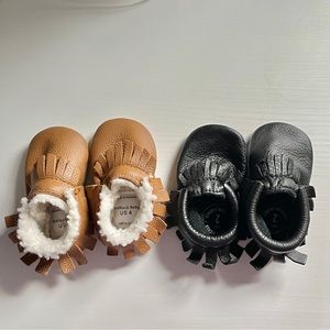 Baby Moccasins Bundle- Birdrock Baby Sherpa 4 & Freshly Picked 2